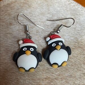 Christmas Penguin earrings